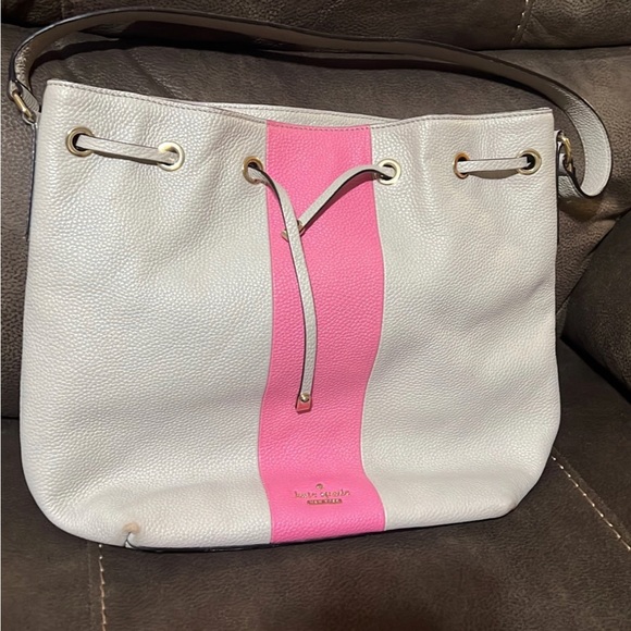 Kate spade pink and gray shoulder bag - Picture 2 of 6
